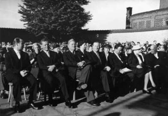 Gedenkfeier, Gedenkstätte Plötzensee, Berlin, 19.07.1958