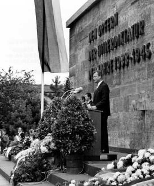 Gedenkfeier, Gedenkstätte Plötzensee, Berlin, 19.07.1965