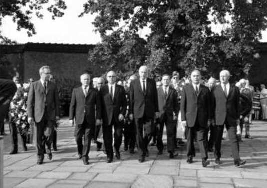 Gedenkfeier, Gedenkstätte Plötzensee, Berlin, 20.07.1972