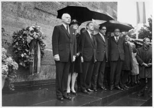 Gedenkfeier, Gedenkstätte Plötzensee, Berlin, 20.07.1974