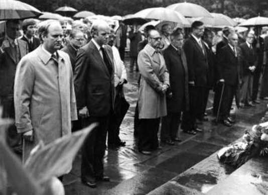 Gedenkfeier, Gedenkstätte Plötzensee, Berlin, 20.07.1978