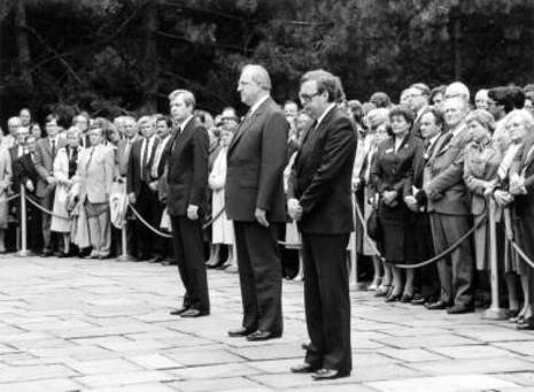 Gedenkfeier, Gedenkstätte Plötzensee, Berlin, 20.07.1984