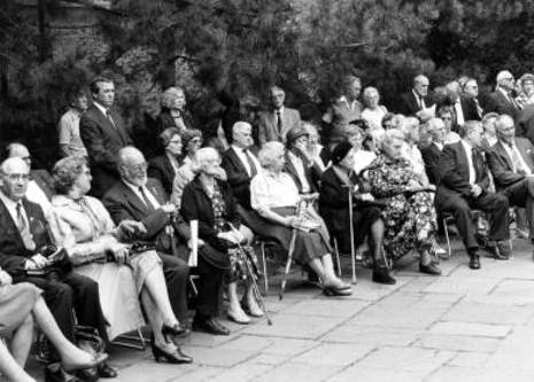 Gedenkfeier, Gedenkstätte Plötzensee, Berlin, 20.07.1988