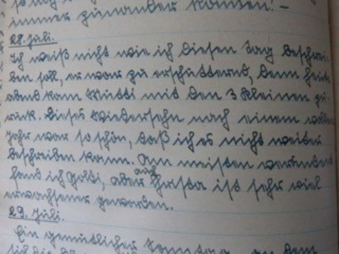 Tagebucheintrag