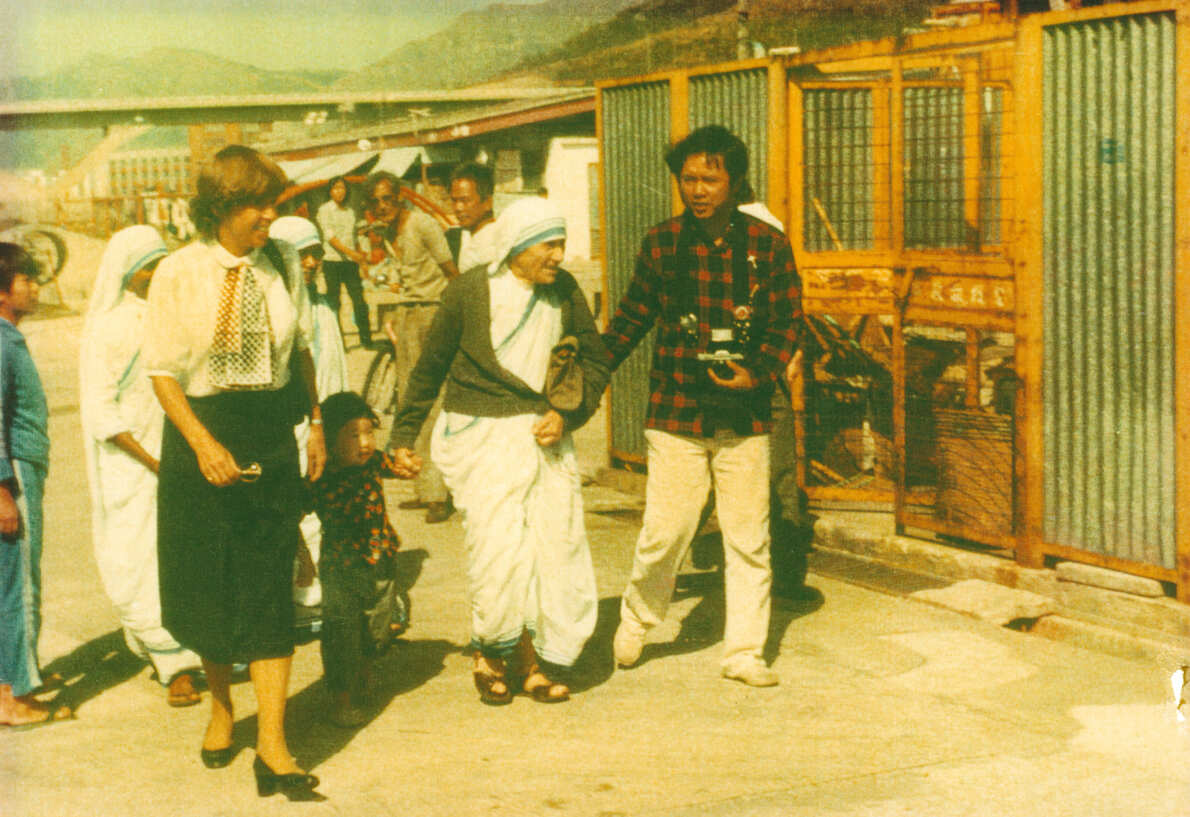 Christa von Plettenberg mit Mutter Teresa
